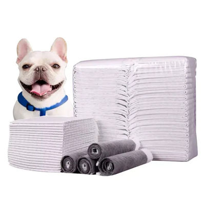 Weiß/Blau/Grün/Pink/Orange/Maßgeschneiderte Farbe Pet Training Pee Pads mit Kohlenstoff Bambus