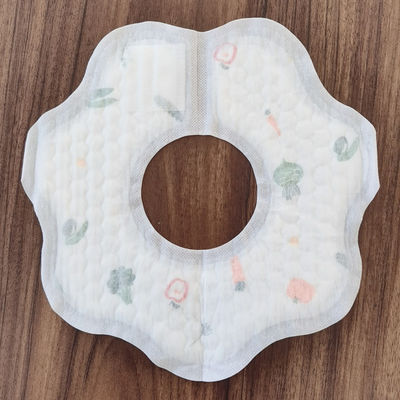 Einweg-Weiches Baby-Coverall Bibs Wasserdicht für 2-4 Jahre mit Druckmuster