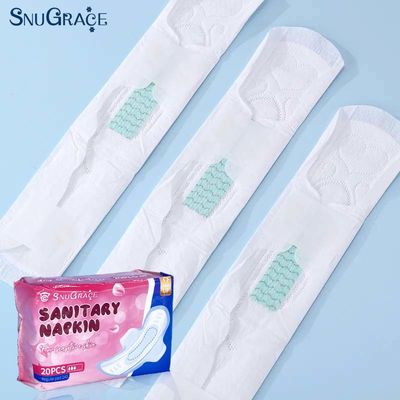 100% Baumwolle Super-Absorptions-Anion-Sanitärpolster Weich atmungsaktive Damenpolster für den Tag