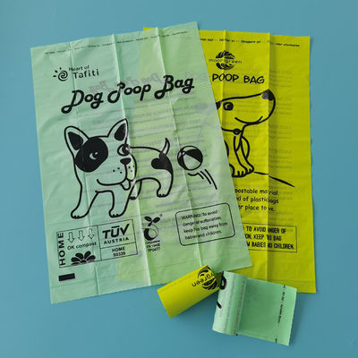 Custom Printed Corn Starch Dog Poop Bag Eco Friendly Dog Poo Bags Duftend Kompostierbar
