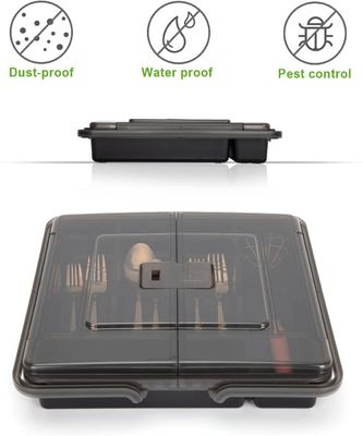 Rationalisieren Sie Ihre Küchenschublade mit Flatware Tray und Portable Cutlery Holder Combo