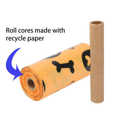 Rosa PVA 100% biologisch abbaubarer Maisstärke Hundeabfall-Kaka-Tasche in Rollen für Hundebesitzer