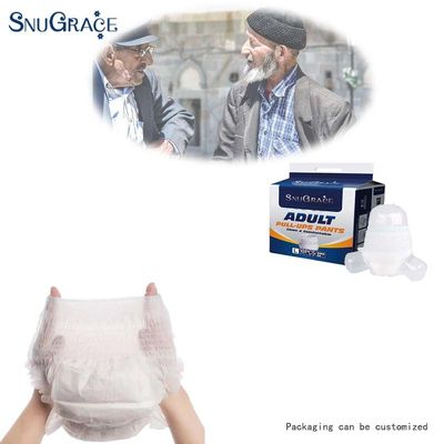 Erwachsene ziehen sich Windelhosen für Krankenhauspatienten Anti-Leckage 3D Leckage Prevention Channel