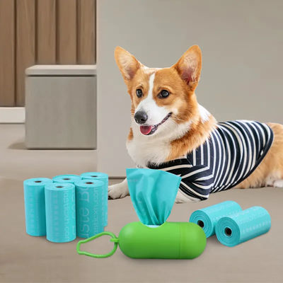 Hundeprodukte Umweltfreundlich Kompostierbar biologisch abbaubar Hunde-Kacke-Taschen mit Spender