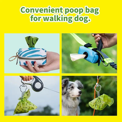 Hundeprodukte Umweltfreundlich Kompostierbar biologisch abbaubar Hunde-Kacke-Taschen mit Spender