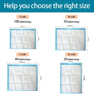 Personalisierte Pet Potty Training Pads Kerninkontinenz Pet Pad für Trainingshunde