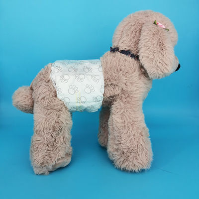 Maßgeschneiderte blaue große Hundewindel für Haustiere 3D-Leckpräventionskanal