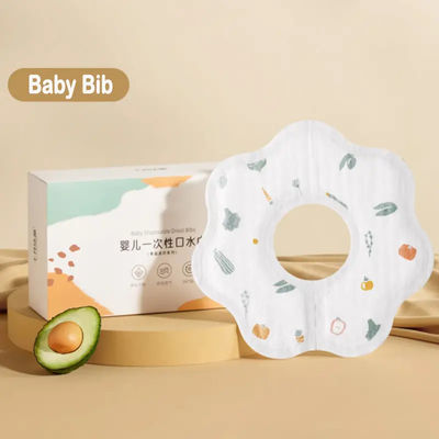 Mit einem Einweg-Baby-Bib ist das Füttern von Babys einfach