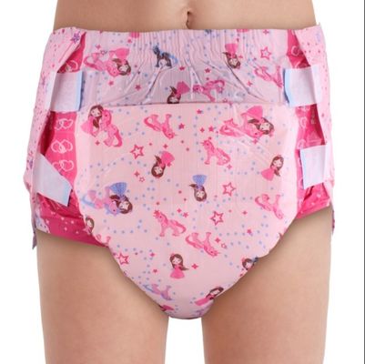 Hochabsorptionsfähigkeit 800 ml-1500 ml ABDL Erwachsene Windel kundenspezifisch Schönes Design mit Flusspulpe
