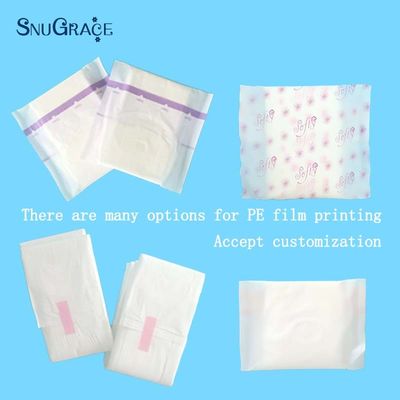 Custom Bio Baumwolle Mädchen Sanitär Serviette Odm Oem mit Winged Design von SnuGrace