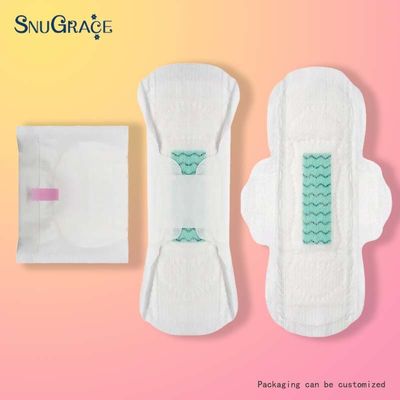 SnuGrace Soft Cotton Deodorizing Negativ Ion Bambus Holzkohle Sanitäre Serviette für Frauen