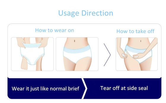 Einweg-Menstruationsunterwäsche für Frauen 2023 Gesunde Absorptionsunterwäsche S.M.L.