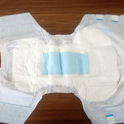 Anti-Leck 3D Leckprävention Kanal Ultra Dicke Blaue Fühlen Sie sich frei Erwachsene Windel 100g-250g