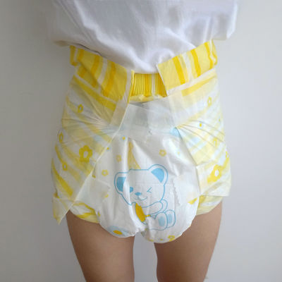 Ultradickes Erwachsenengröße Baby-Stil Plastikwindeln mit Druck und Superabsorptionsfähigkeit für ABDL
