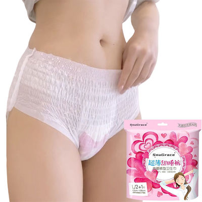 Einweg-Menstruationsunterwäsche für Frauen Damen Menstruationshose Sanitäre Servietten Nacht