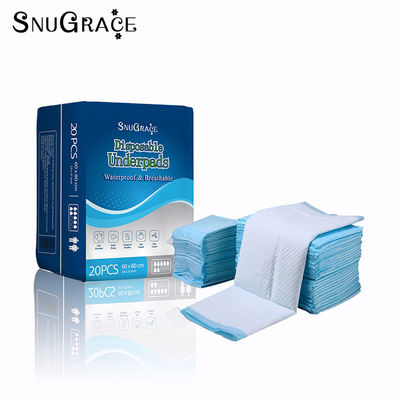 6 PLY SNUGRACE Superabsorbierende Inkontinenz Erwachsene Unterkissen Einweg-Urinpolster für das Bett