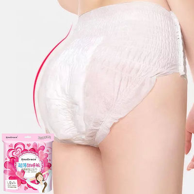 Große Größe Dame Menstruationshöschen Super weiche Einweg-Höschen Sanitäre Serviette in der Nacht