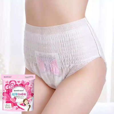 Flusspulpe SAP Dame Mädchen Frauen Periode Unterwäsche Brief für die Nacht Zeit Nicht gewebter Stoff