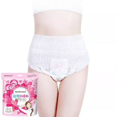 Atmungsaktive Trockenpflege Einweg-Menstruationshosen für Frauen Superabsorbierend und organisch