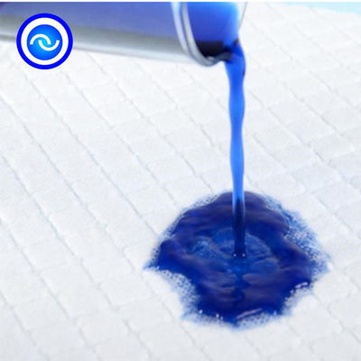 Anti-Leak 3D Leak-Prävention Kanal Broderierte Einweg-Unterpad für Erwachsene