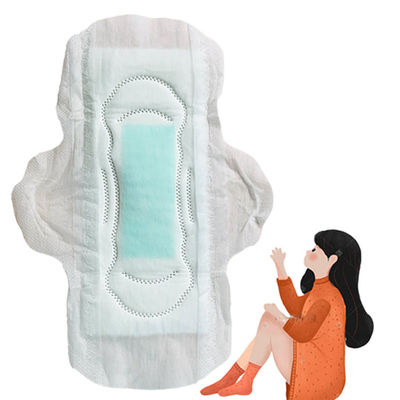 Flügelstil Einweg-OEM-Frauen-Bettkissen-Frauen-Sanitäre Servietten Anion-Sanitäre Handtücher