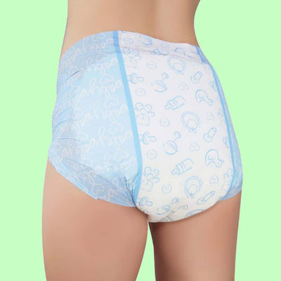 Hochabsorptionsfluff Pulp Cute ABDL Inkontinenz Erwachsene Windeln für Männer und Bequem