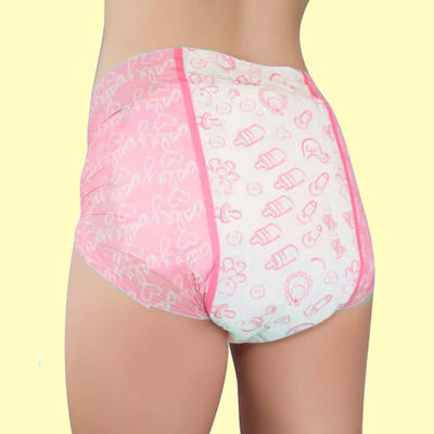 Hochabsorptionsfluff Pulp Cute ABDL Inkontinenz Erwachsene Windeln für Männer und Bequem