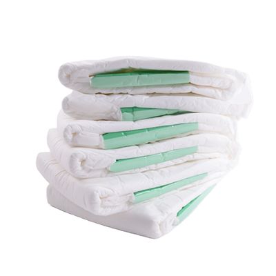High Absorbency Inkontinenz Erwachsene Windel in weißem Material mit Japan SAP