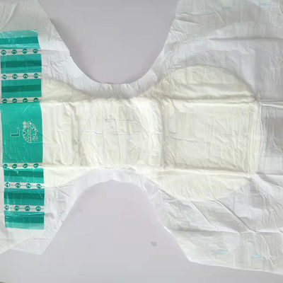 High Absorbency Inkontinenz Erwachsene Windel in weißem Material mit Japan SAP