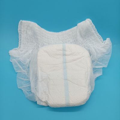 Flusspulpe Grade b Erwachsene Unterwäsche Windel in weißer Farbe für heiße Produkte Frauen Windelhosen