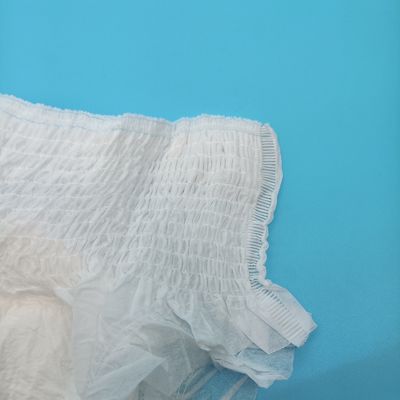 Flusspulpe Grade b Erwachsene Unterwäsche Windel in weißer Farbe für heiße Produkte Frauen Windelhosen