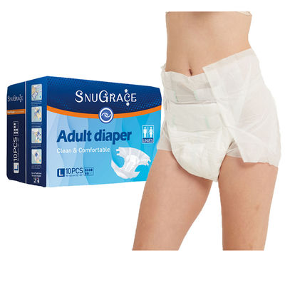 Hohe Absorptionsfähigkeit Ultrafeine Inkontinenz Soft Care Einwegwindel für Erwachsene